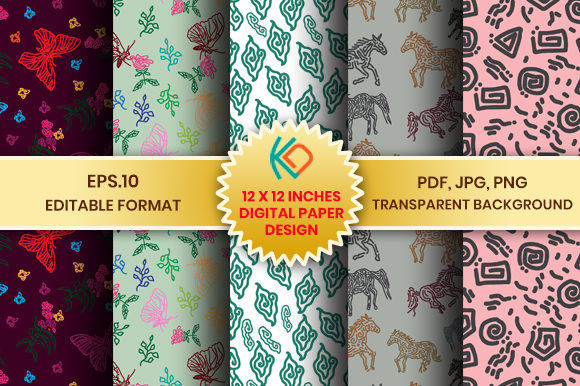 Download Digital Paper Design, Seamless Pattern - Premium Resources